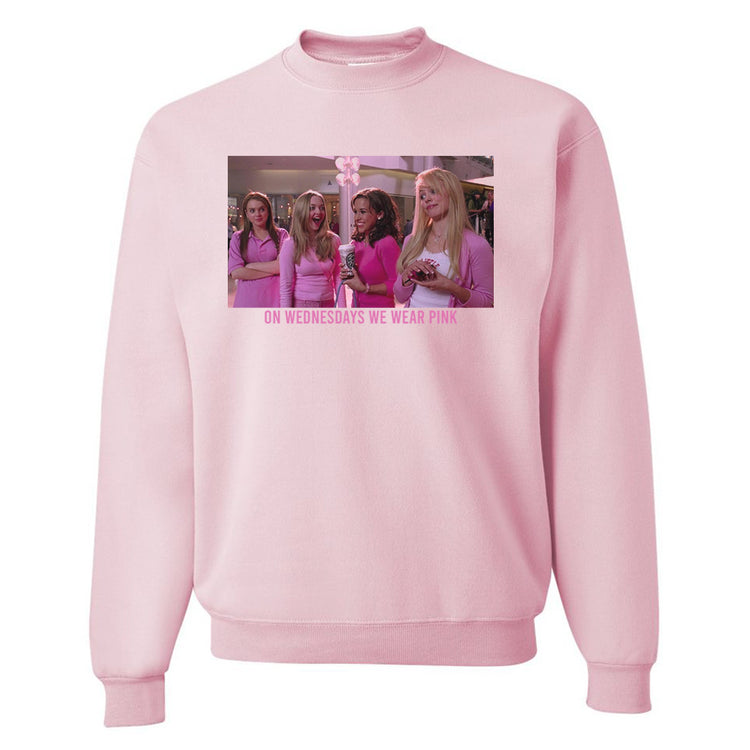 Mean Girls 'On Wednesdays We Wear Pink' Crewneck Sweatshirt