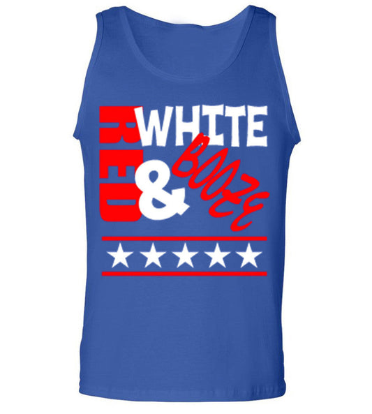 America Drinking Booze Tank Top