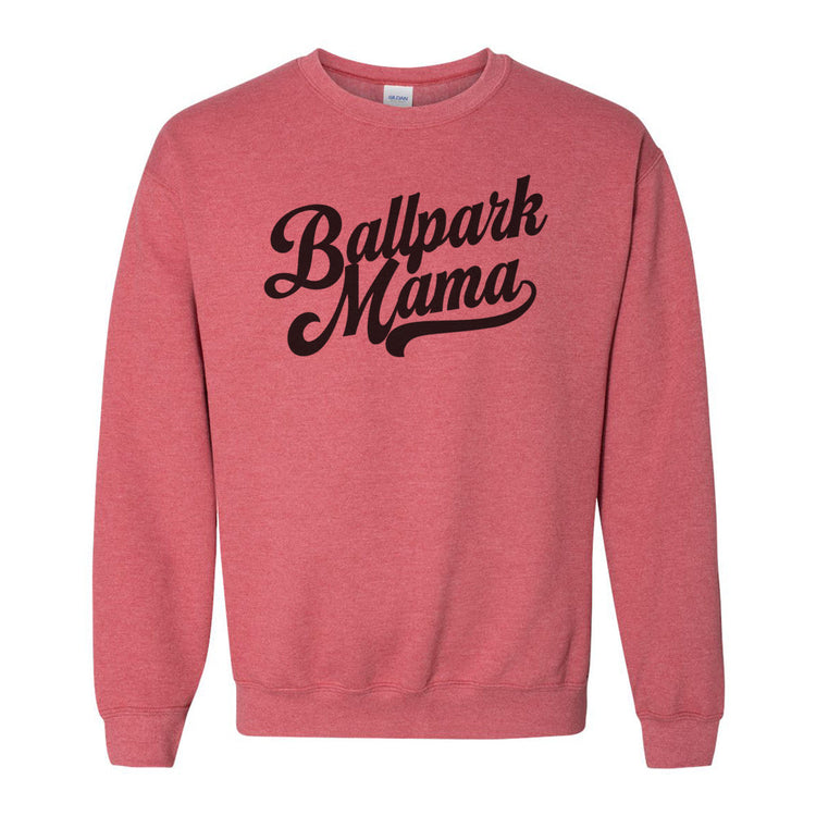 Ballpark Mama Script Crewneck Sweatshirt