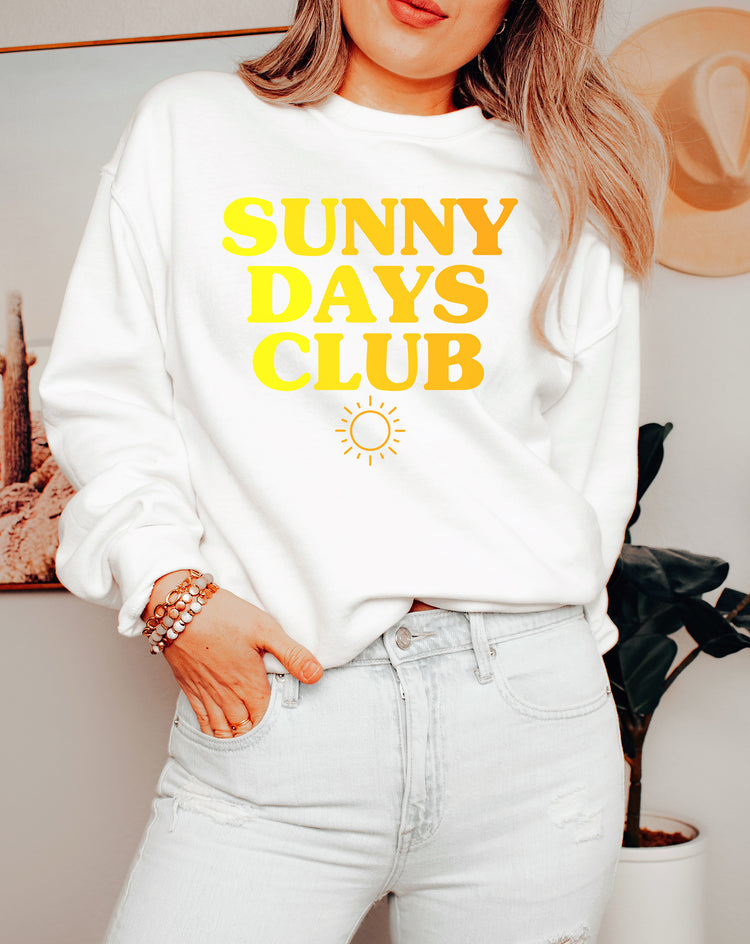 Sunny Days Club Crewneck Sweatshirt