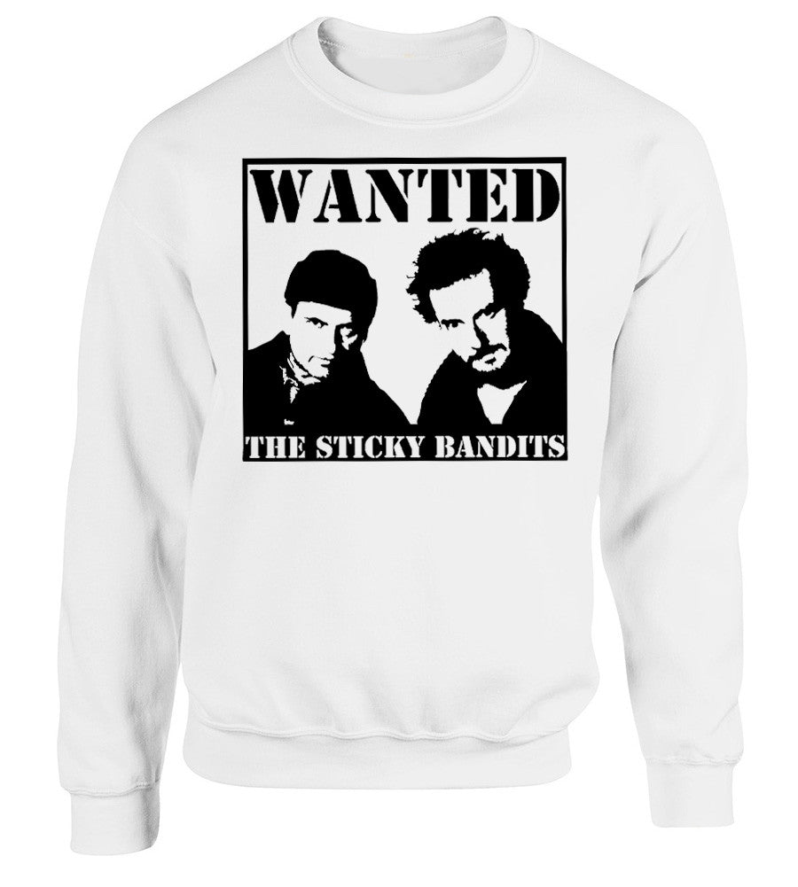 Wanted-Sticky Bandits-Home Alone Sweatshirt