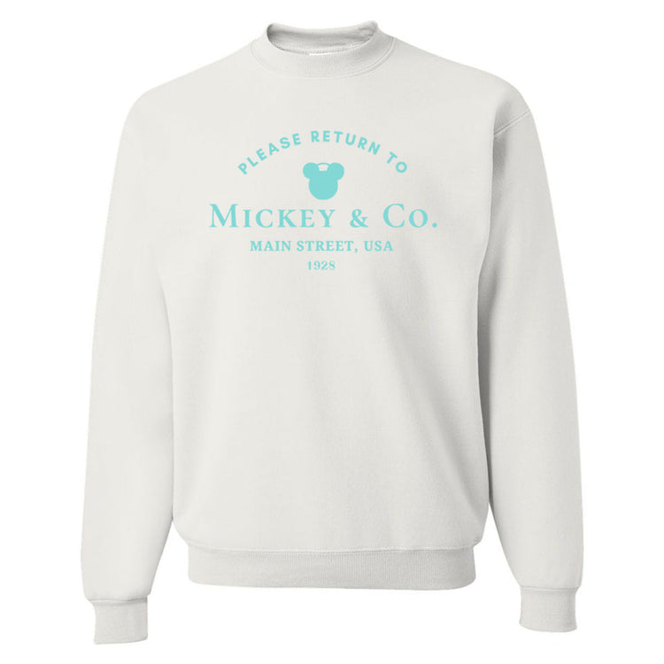 'Return To Mickey & Co.' Crewneck Sweatshirt