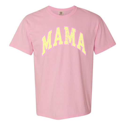 Distressed Varsity Mama T-Shirt