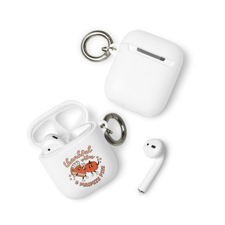 'Thankful Vibes & Pumpkin Pies' AirPods case