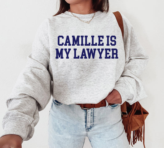 Camille Is My Lawyer Crewneck Sweatshirt