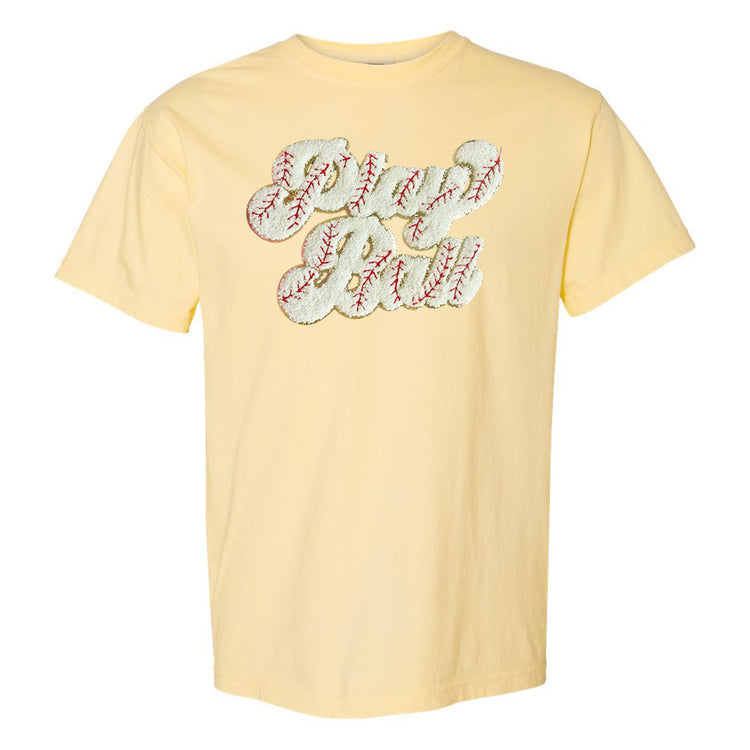 Play Ball Letter Patch T-Shirt