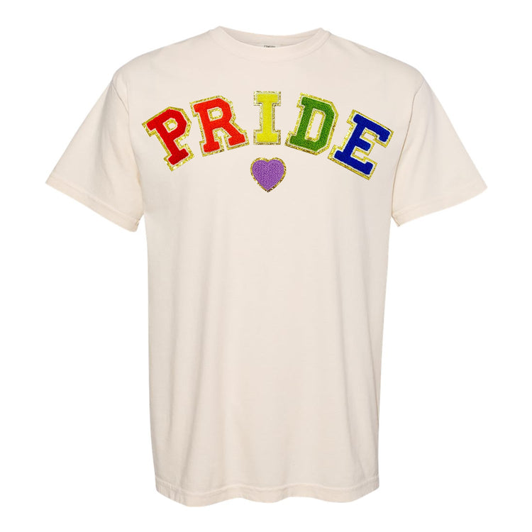 Pride Letter Patch Comfort Colors T-Shirt