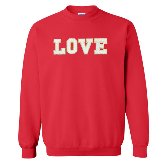 Love Letter Patch Crewneck Sweatshirt