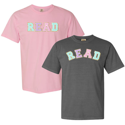 Read Letter Patch Comfort Colors T-Shirt