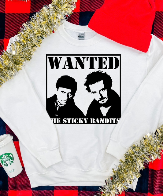 'The Sticky Bandits' Home Alone Sweatshirt