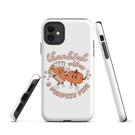 'Thankful Vibes & Pumpkin Pies' T-Shirt iPhone case