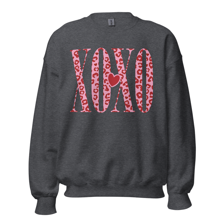 Leopard XOXO Crewneck Sweatshirt