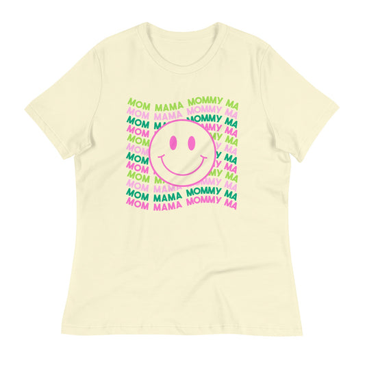 Mom, Mama, Mommy, Ma womens relaxed tee