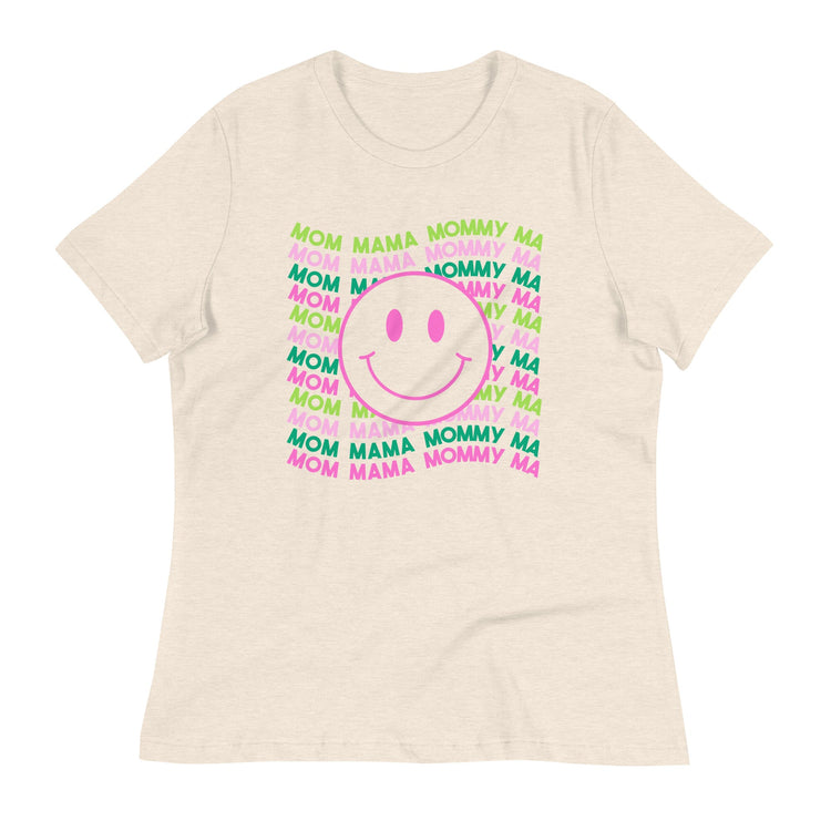 Mom, Mama, Mommy, Ma womens relaxed tee